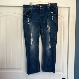 Women’s Distressed Seven Jeans